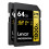 Lexar SDXC Professional 64GB 1800X UHS-II V60 Gold - 2pack