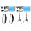 Nanlite FC-120C LED RGBW Spot Light Dual Kit With Softbox Fresnel And Lightstand
