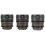 Sirui Nightwalker 24, 35 en 55mm Bundle T1.2 S35 Sony E Gunmetal