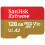 SanDisk Extreme MicroSDXC 128GB+SD Adapter 95MB/s