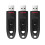 SanDisk Ultra 64GB USB 3.0 Flash Drive 3-pack