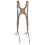 The Hantler Dual camera harness Warm Taupe L/XL