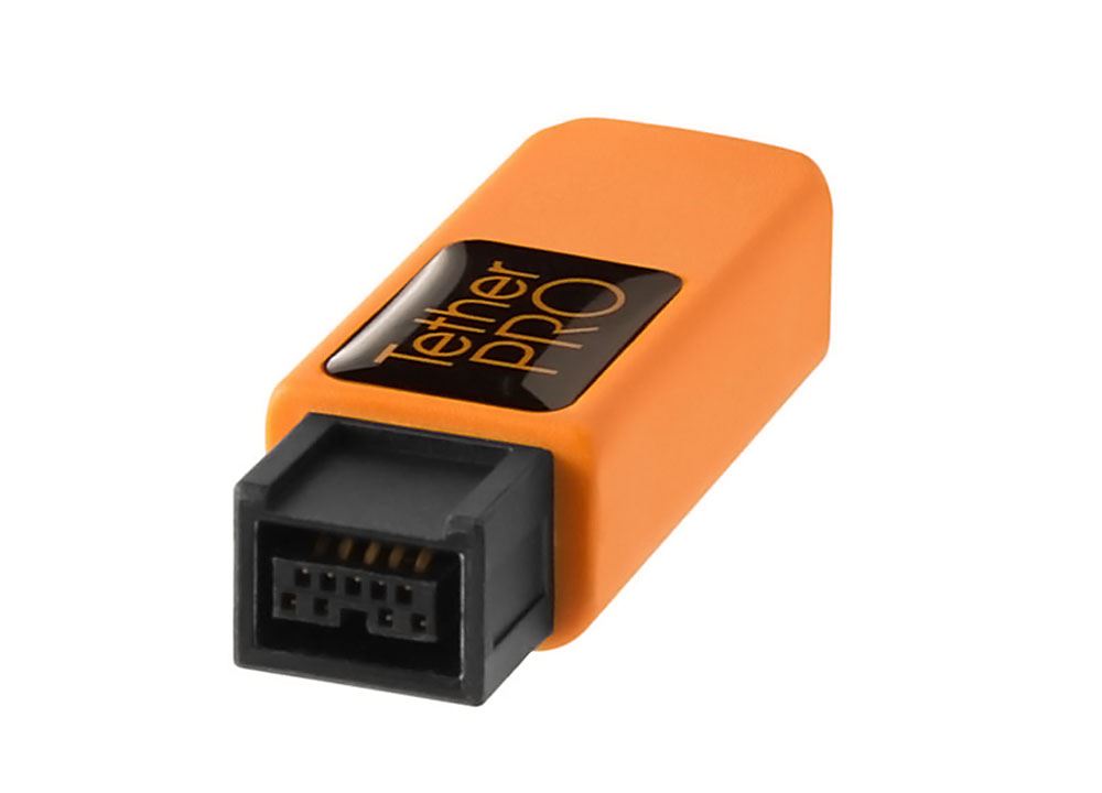 Tether Tools TetherPro FireWire 800 - 9 to 9 pin (4,6m oranje)