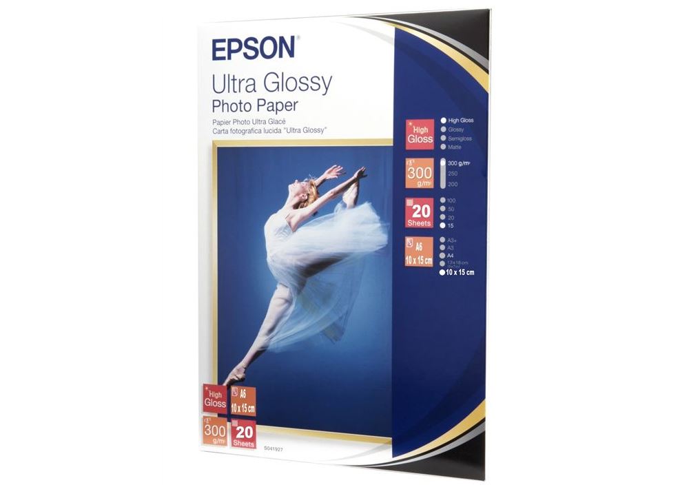 Epson Ultra Glossy 10X15 Photo Paper 300G 50Vel S041943 epson kopen in de aanbieding