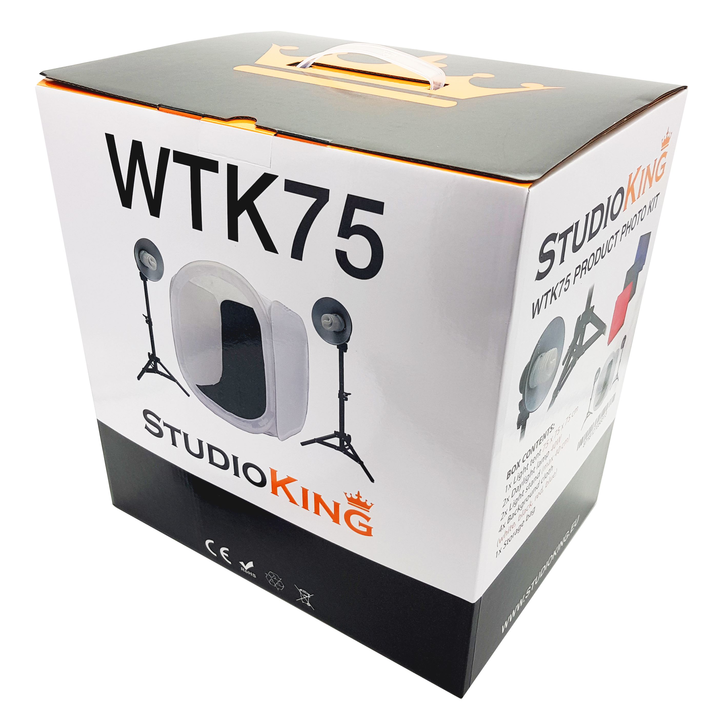 Falcon Eyes Studioking Productfoto Set Wtk75 falcon eyes kopen in de aanbieding