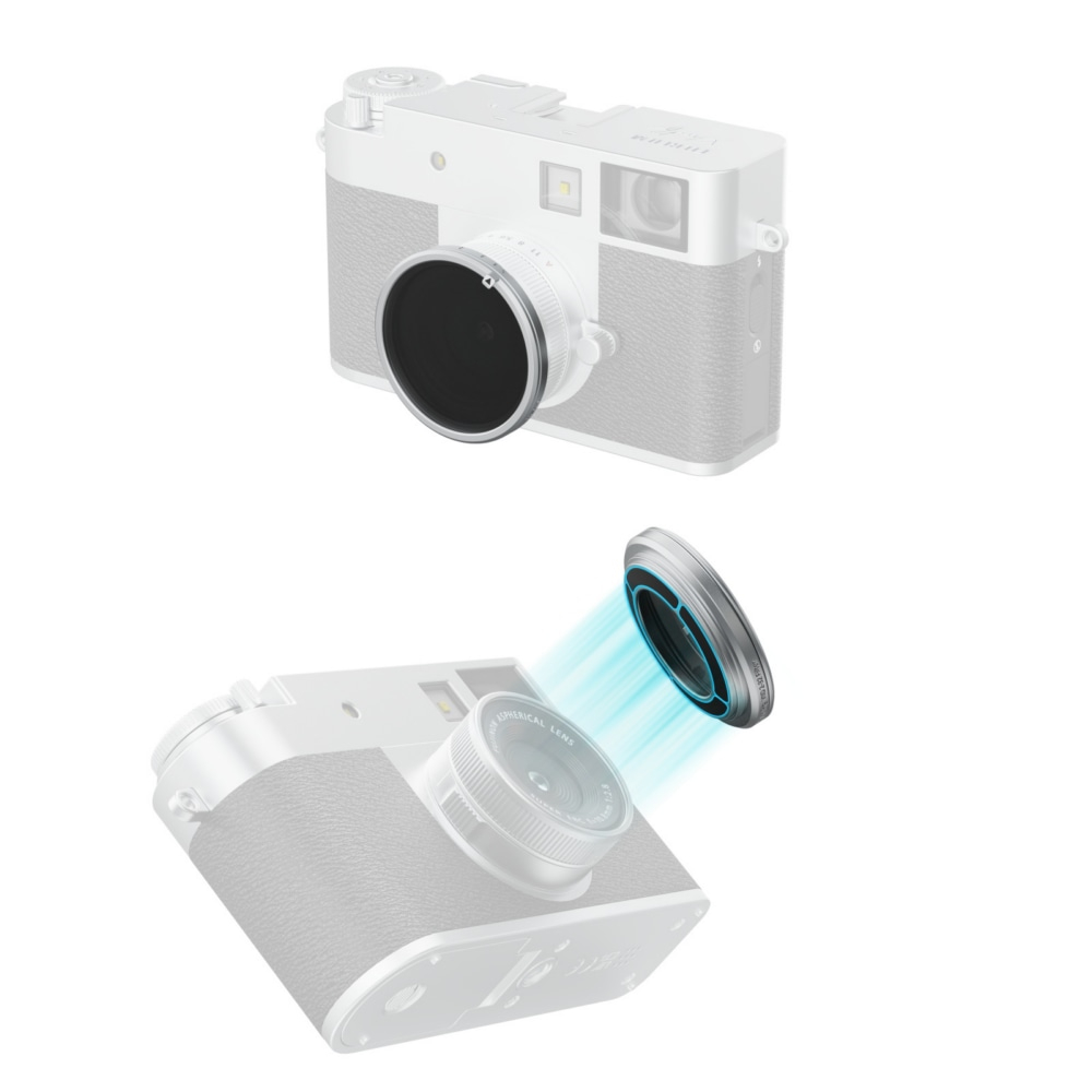 SmallRig 5391 Magnetic VND Filter ND2 - ND32 For Fujifilm X Half (Silver)