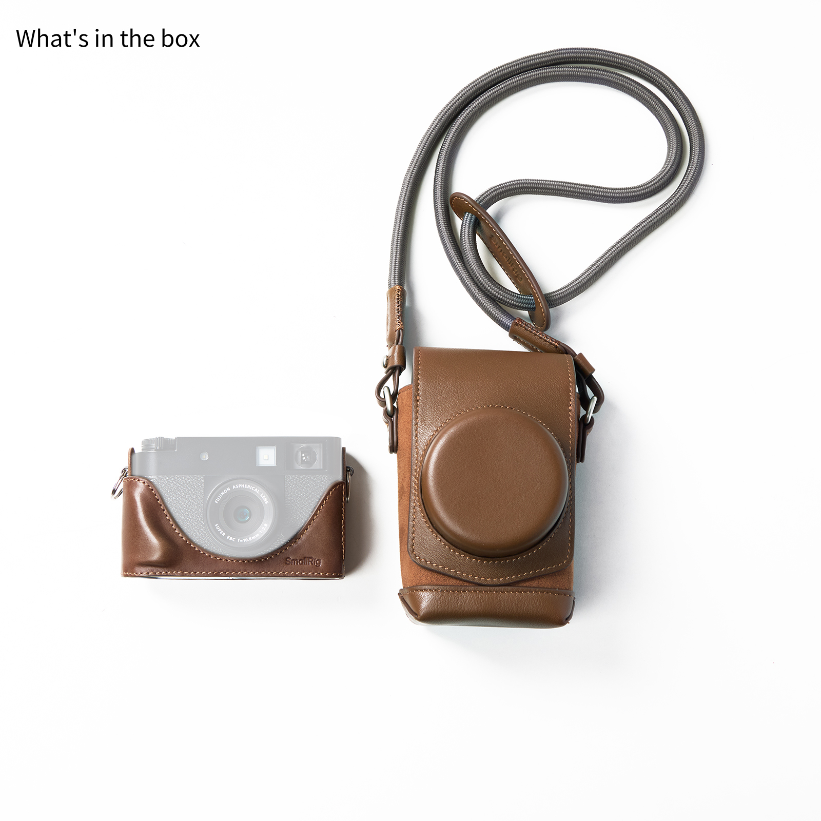 SmallRig 5218 Leather Case Kit For Fujifilm X Half (Brown)