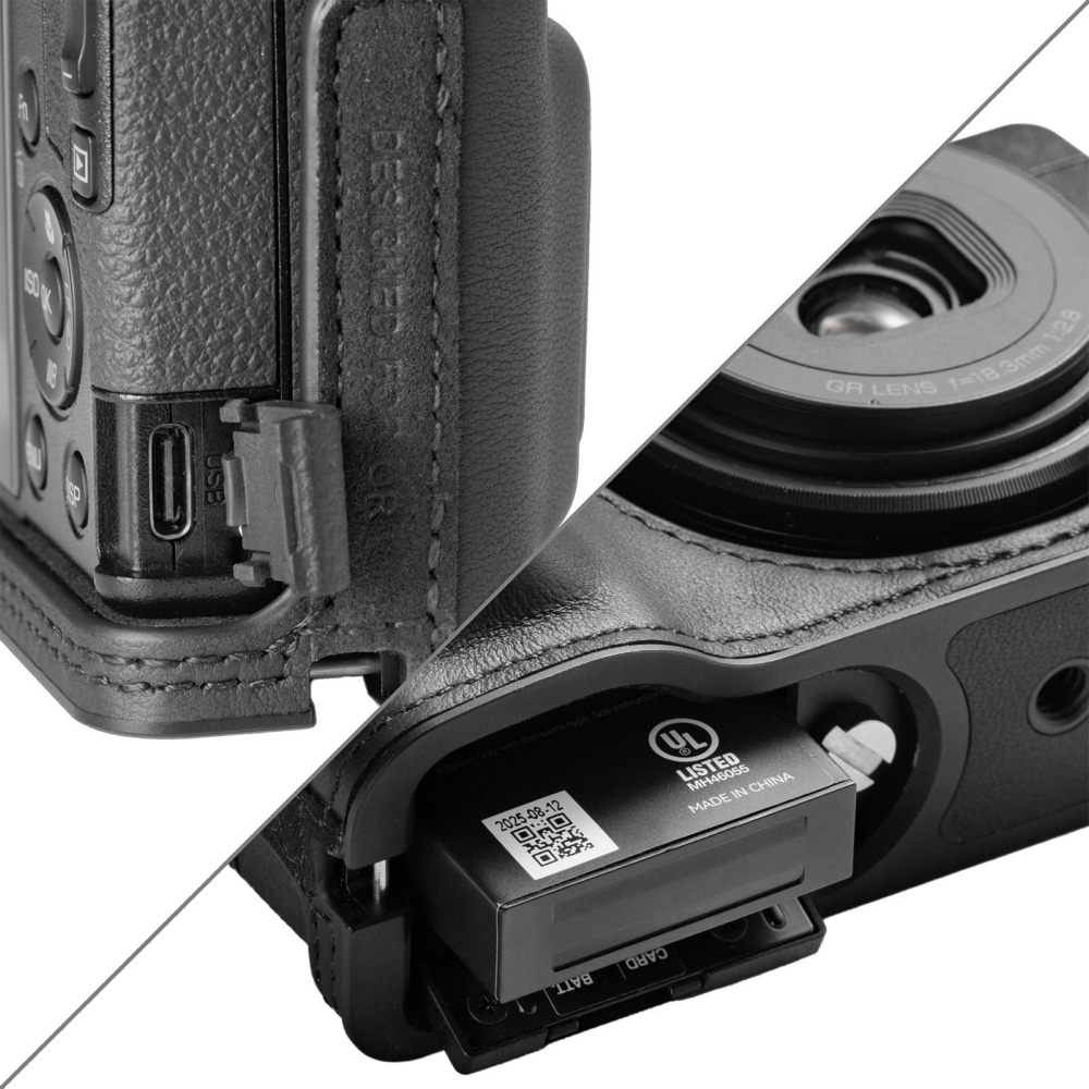 SmallRig 5676 Leather Case Kit For Ricoh GR IV / III / IIIx / III HDF / IIIx HDF (Black)