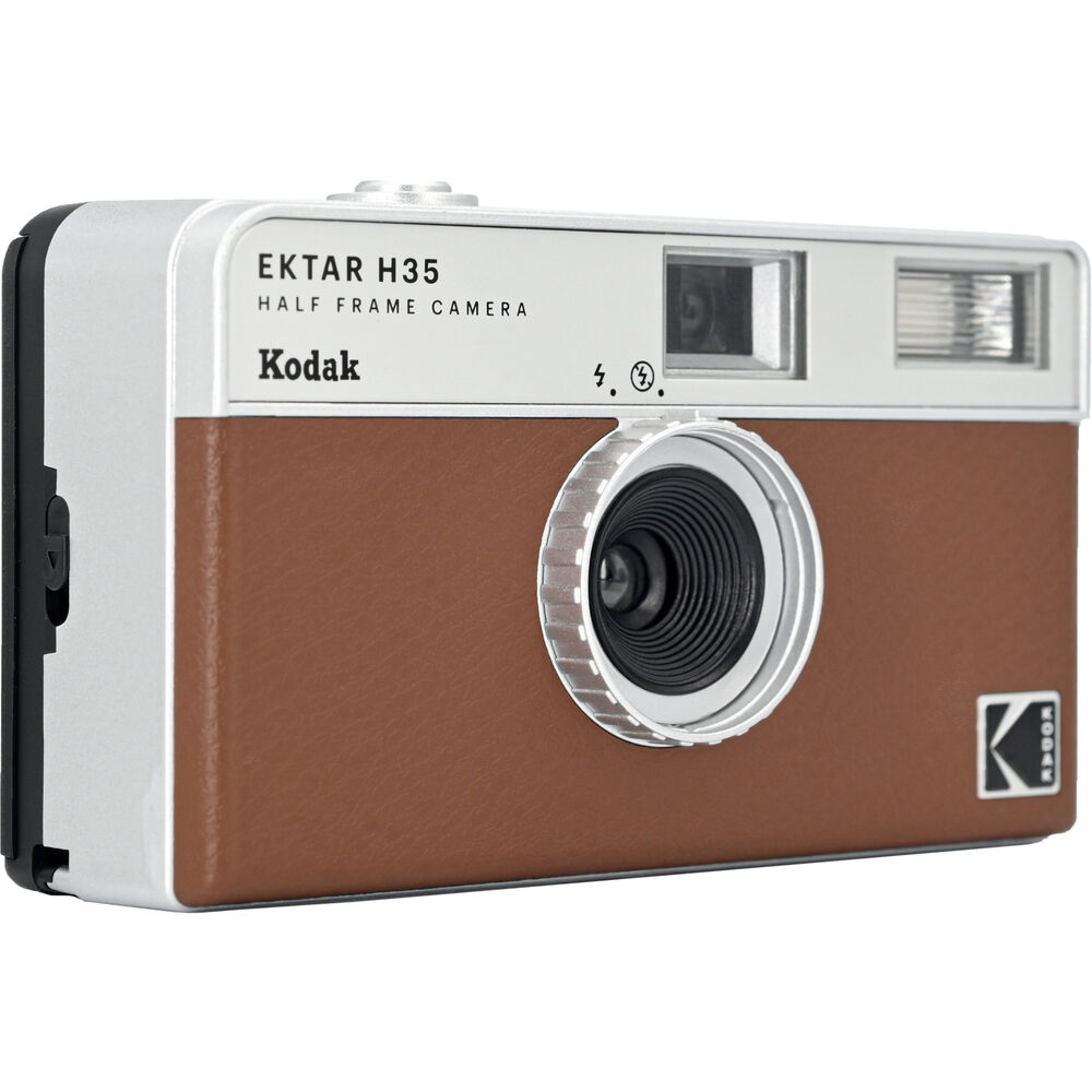 KODAK EKTAR H35 FILM CAMERA brown - halfframe - halfkleinbeeld