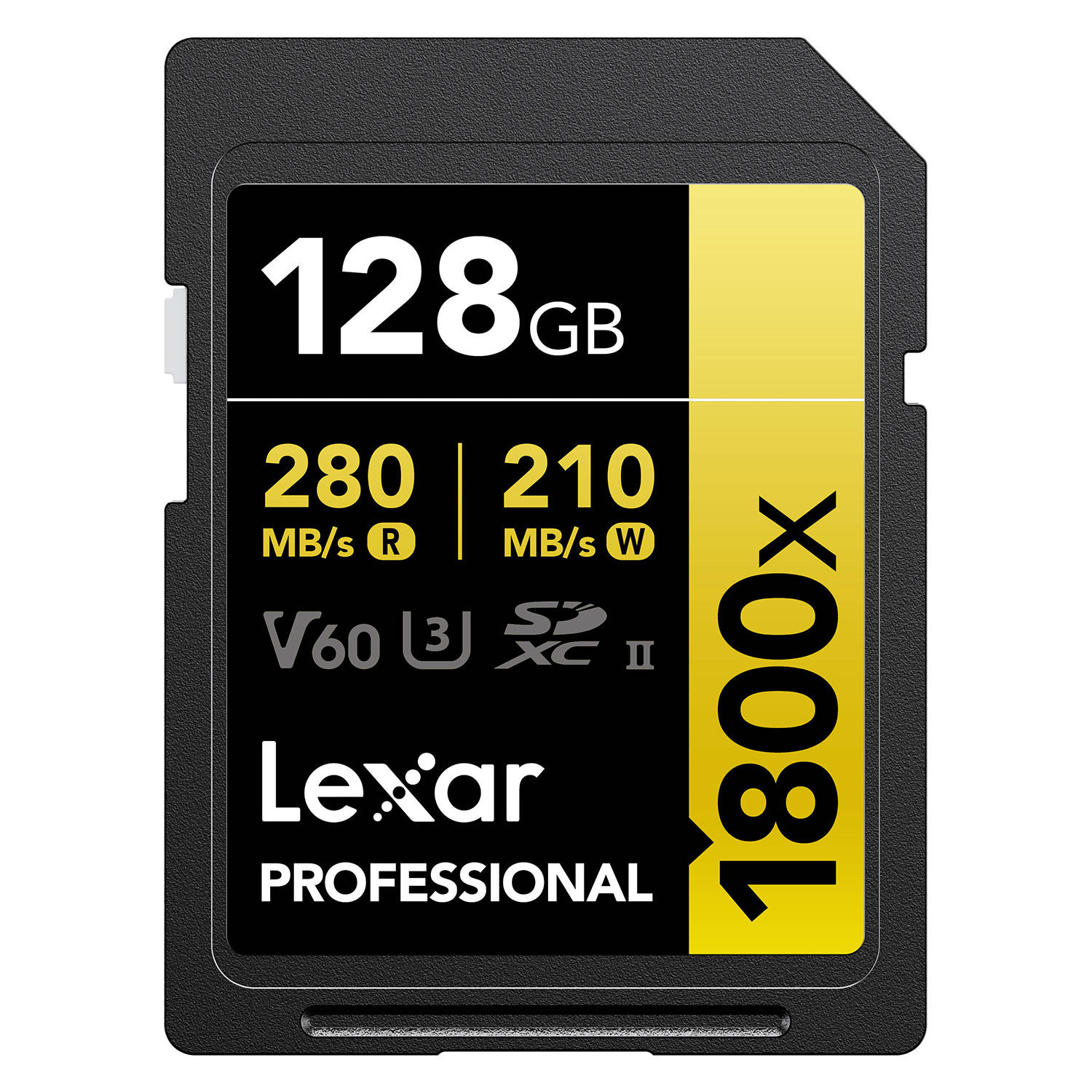 Lexar Professional SDXC 128GB BL 1800x UHS-II V60 gold