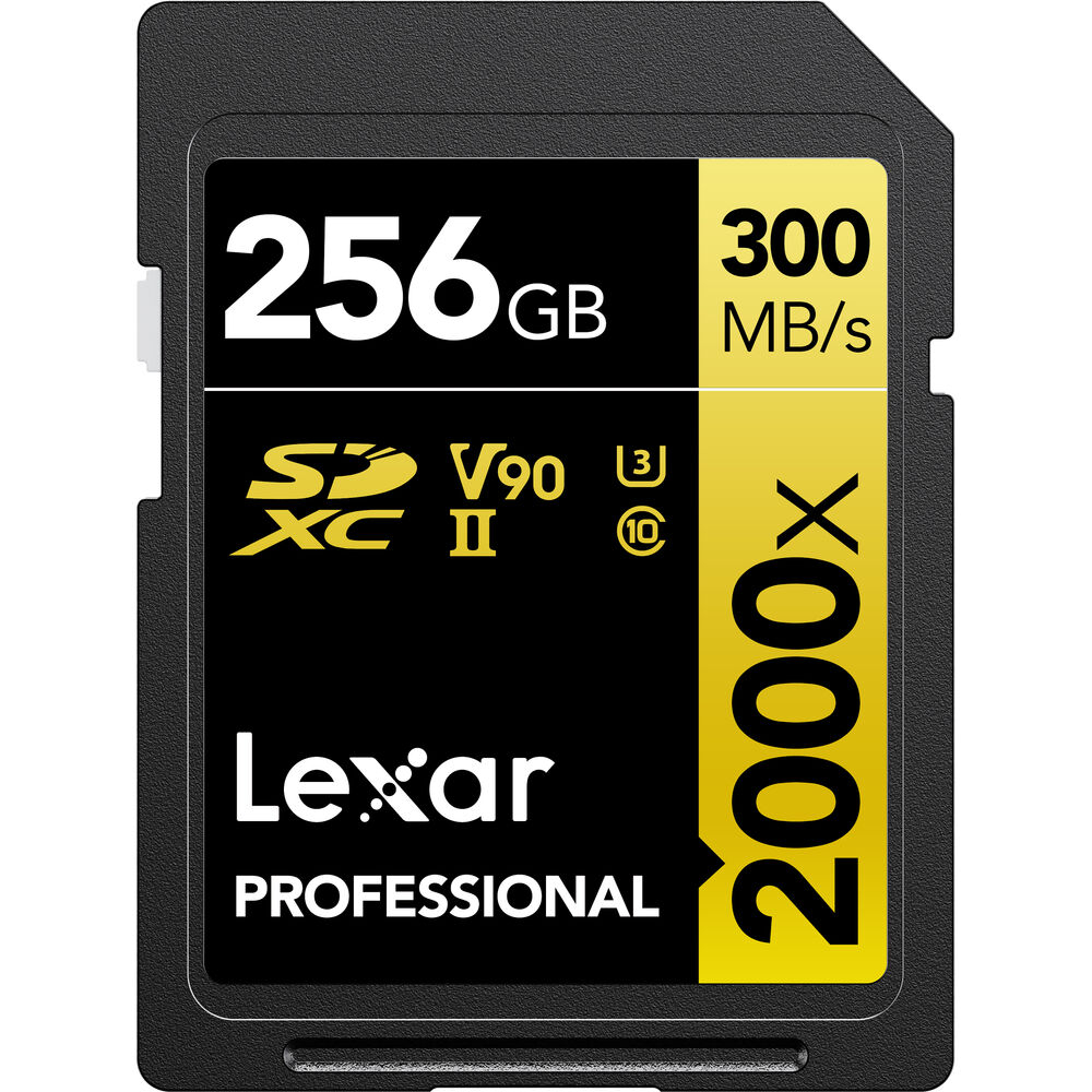 Lexar Professional 2000x GOLD 256GB SDXC