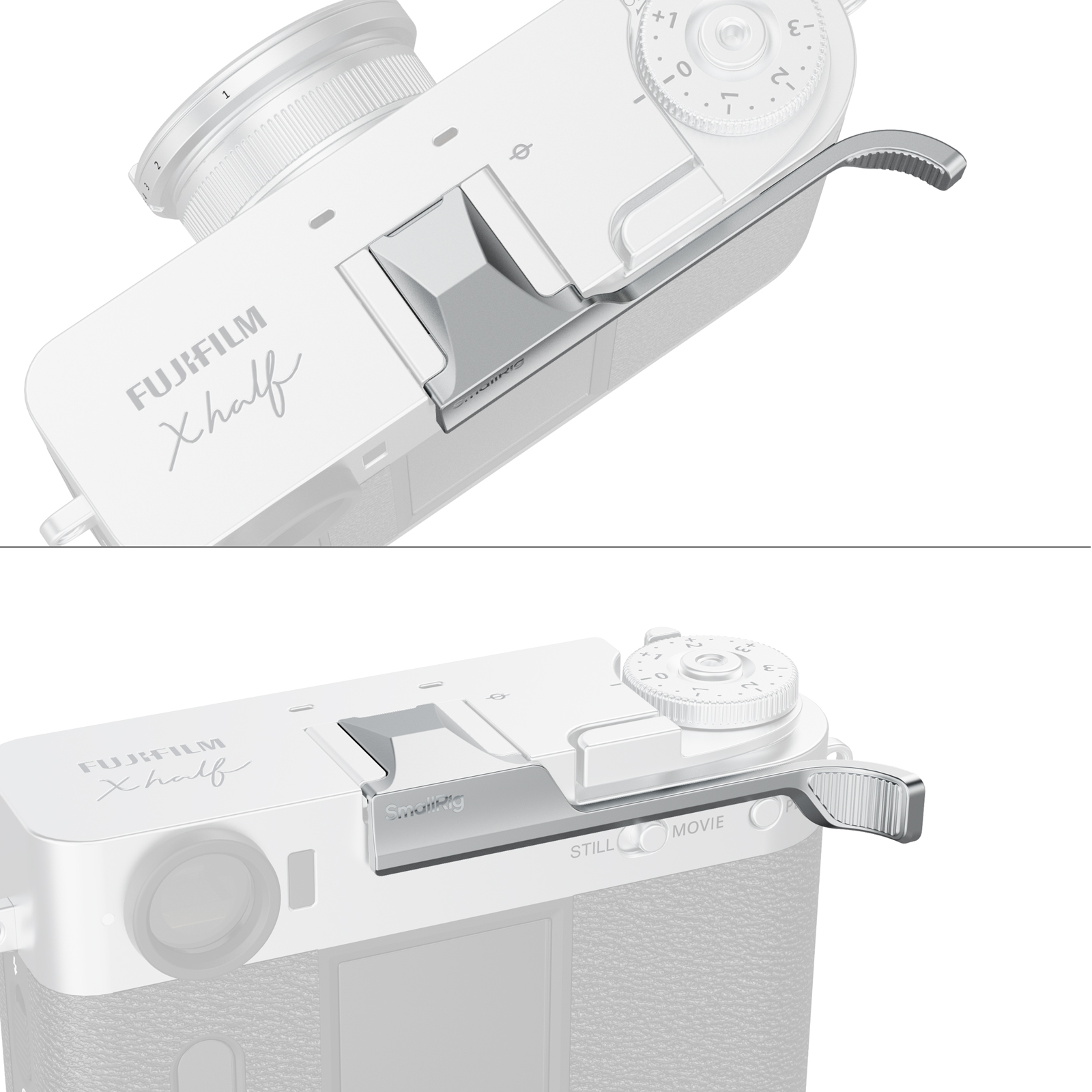 SmallRig 5221 Thumb Grip For Fujifilm X Half (Silver)
