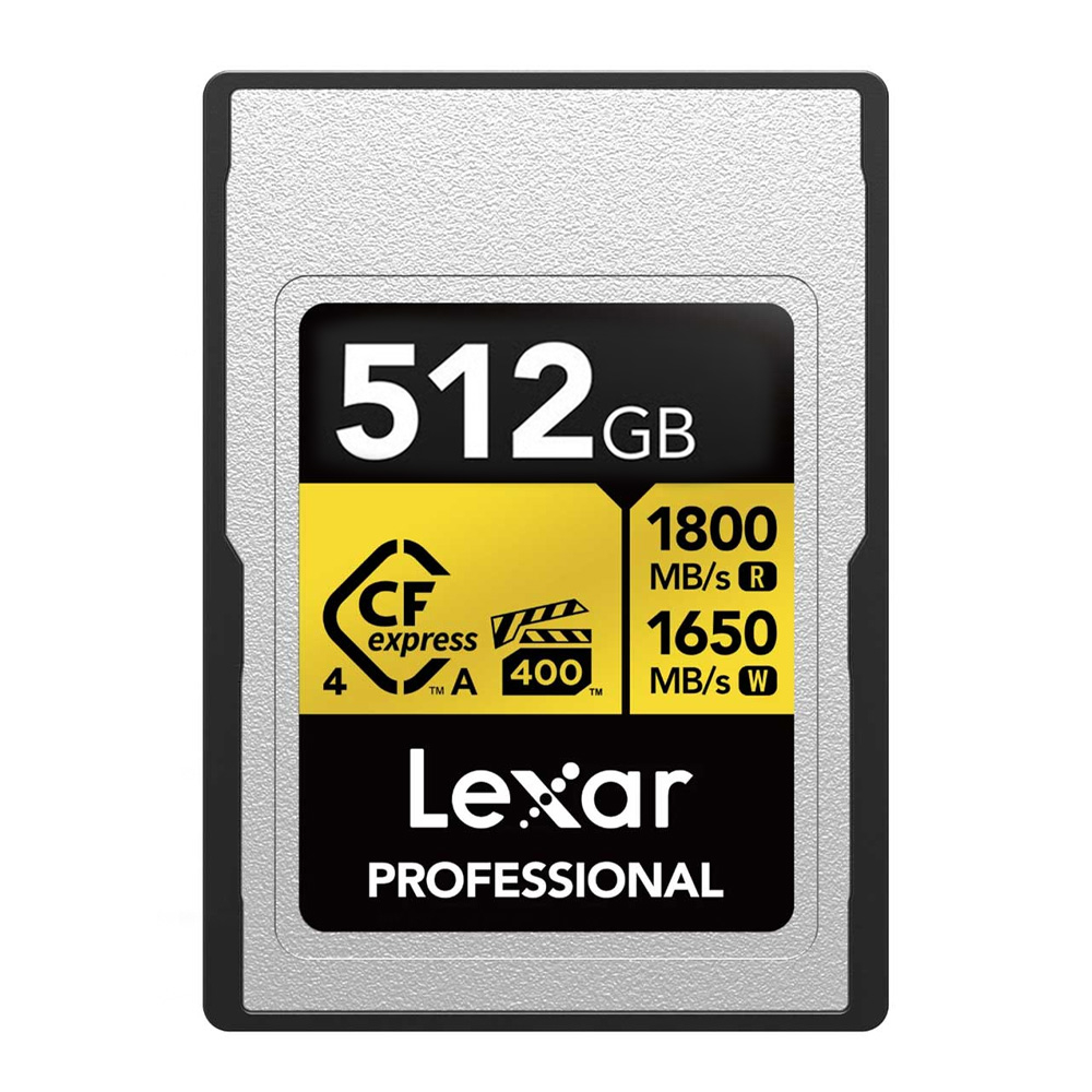 Lexar CFexpress Pro Type A Gold 4.0 Series 512GB R1800/W1650MB/s - VPG400