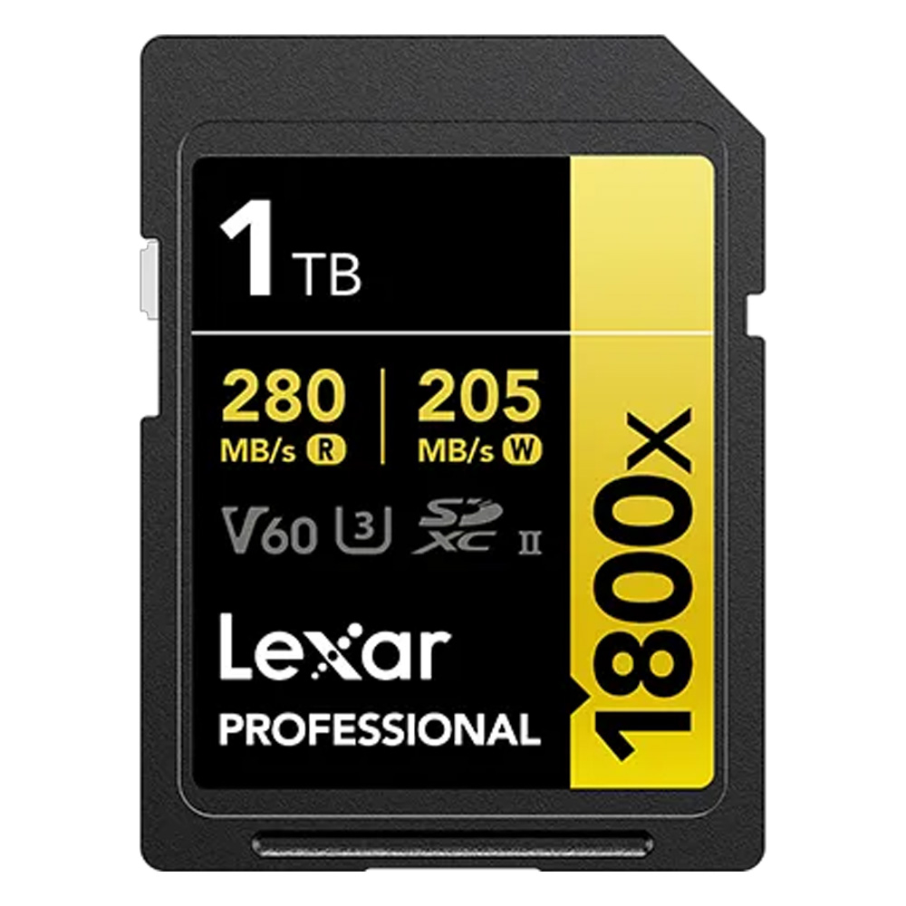 Lexar SD Pro Gold Series UHS-II 1800X 1TB V60
