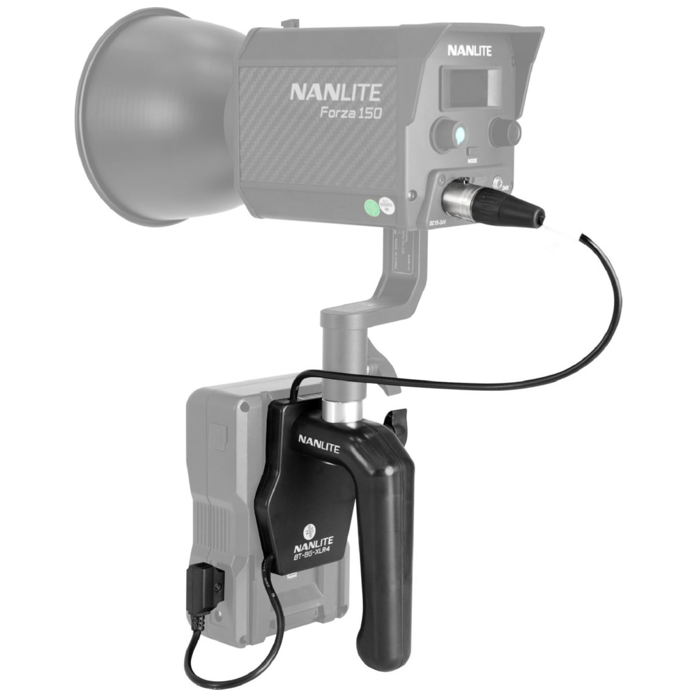 Nanlite V-Mount Battery Grip w/ 4-PIN XLR Connector
