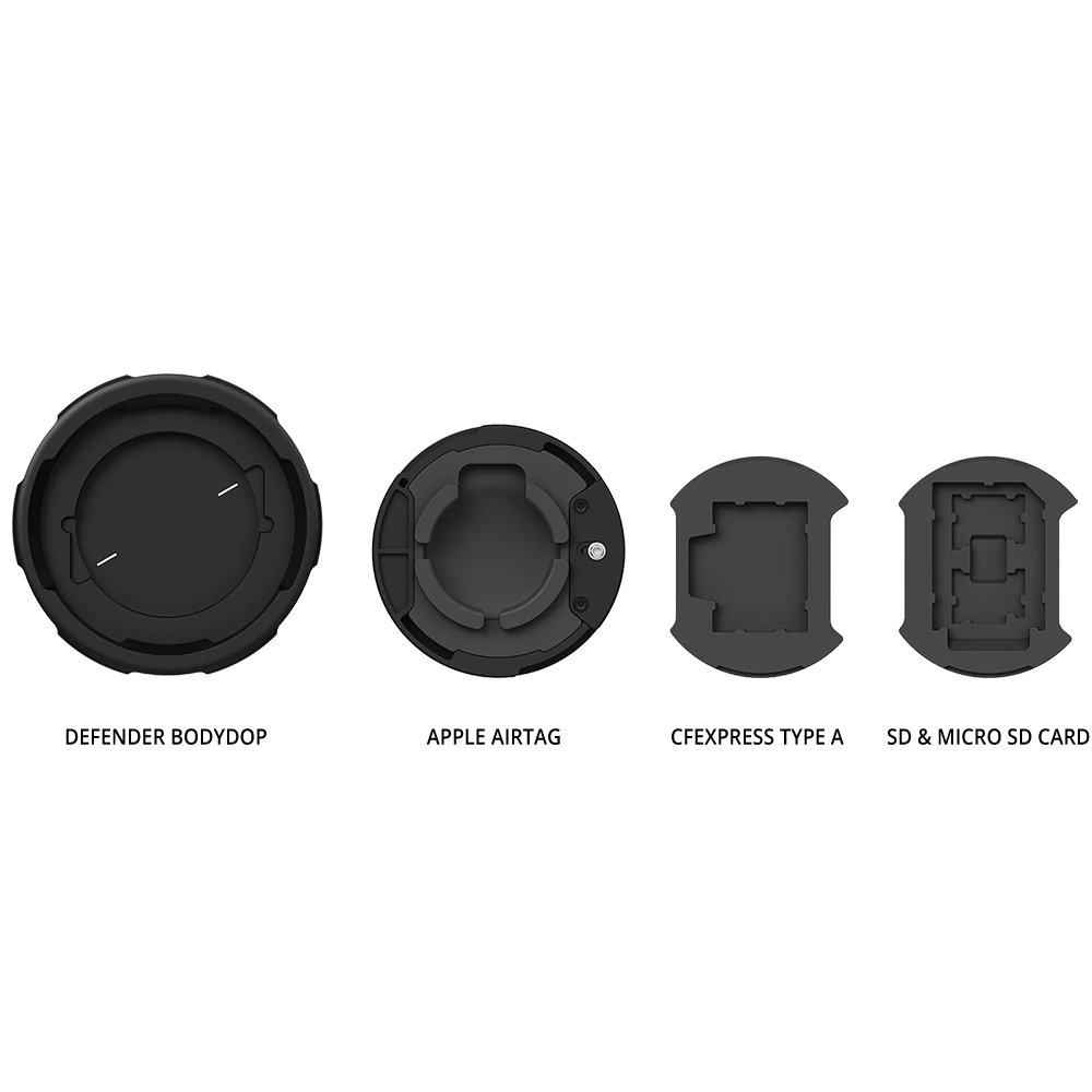 PolarPro Defender Body Cap - Canon RF Mount - Black