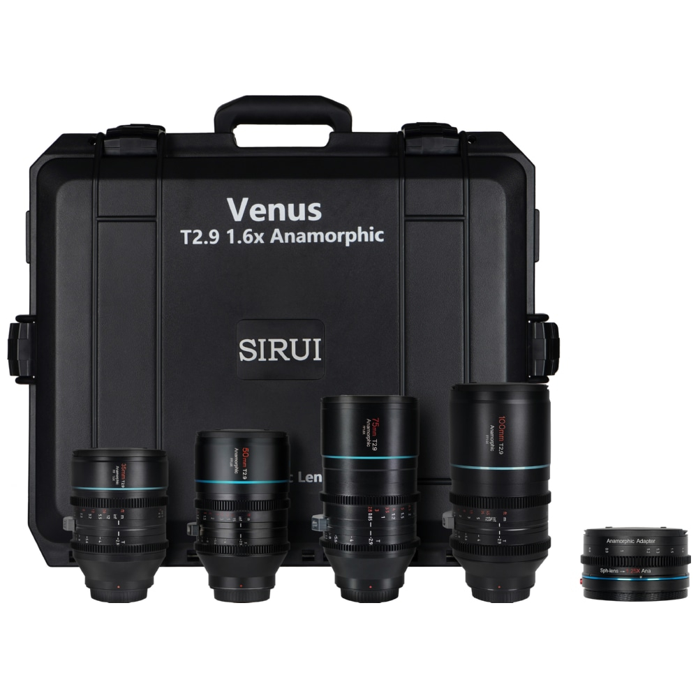 Sirui 4 Lens Kit Sony E (35+50+75+100mm + Adapter)