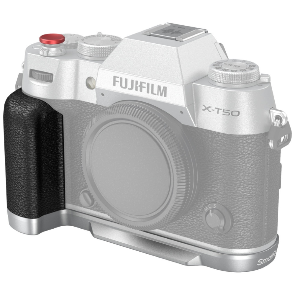 SmallRig 4713 Silicone L-Shape Grip For X-T50 Silver