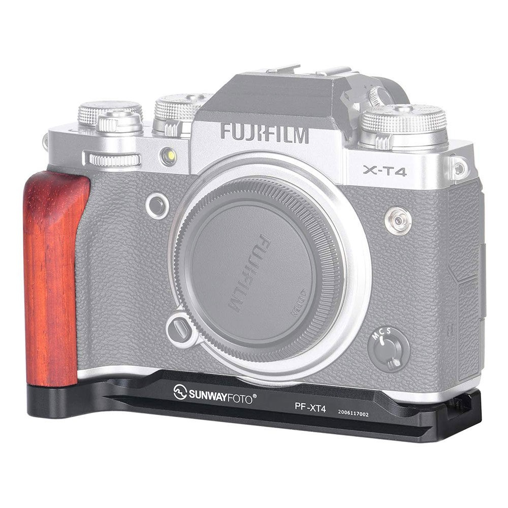 Sunwayfoto Plate w. dedicated grip for Fuji X-T4 (PF-XT4)