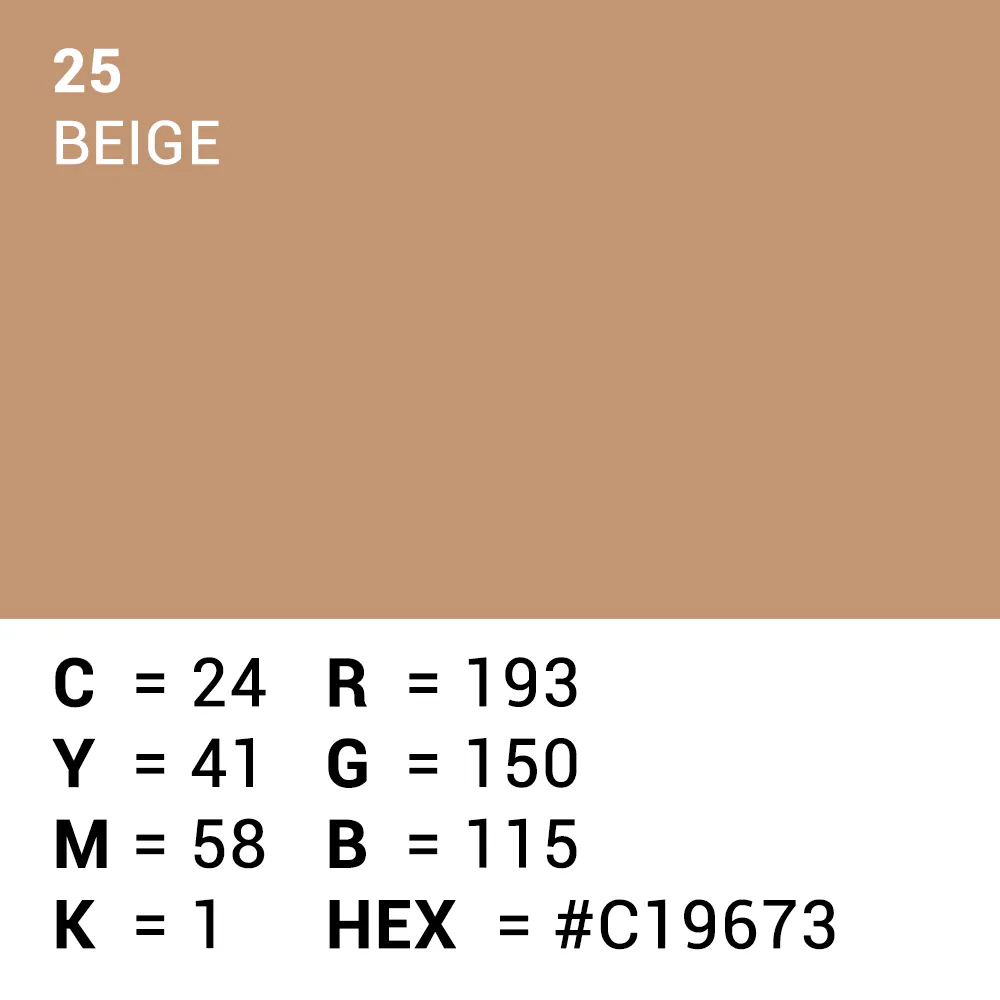 Superior Achtergrondpapier Beige 1.35m x 11m