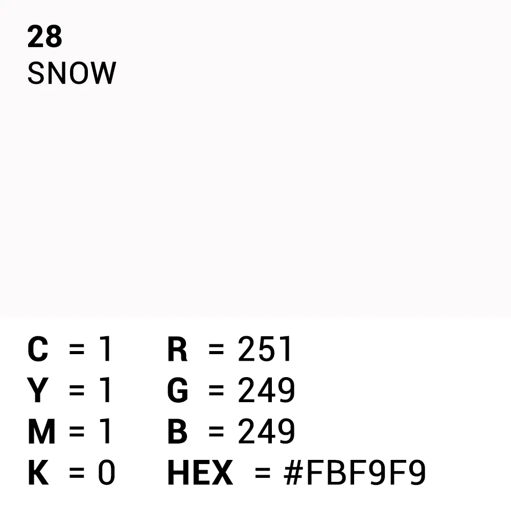 Superior Achtergrondpapier Snow 2.72m x 11m