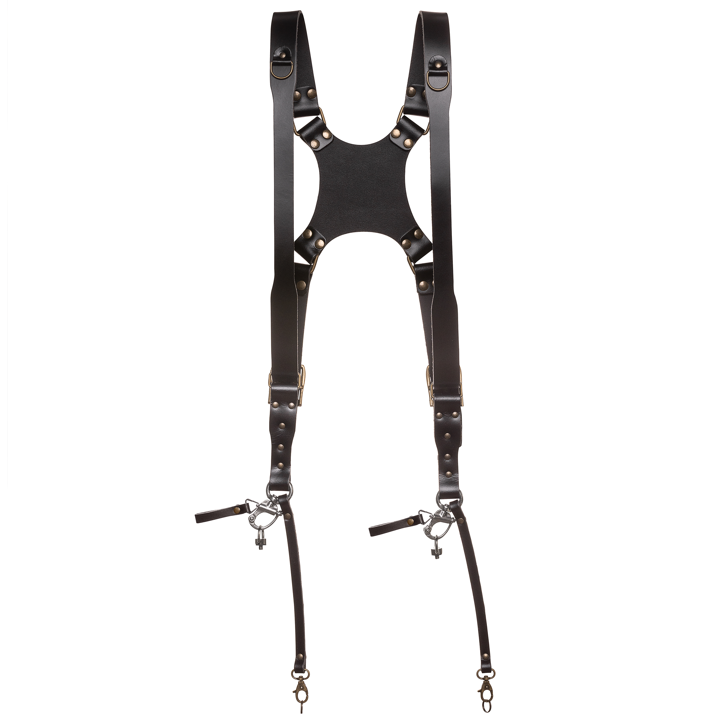 The Hantler Dual camera harness Black L/XL