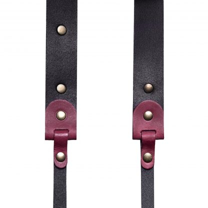 The Hantler Camera Neck strap Bordeaux red