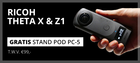 RICOH THETA MET GRATIS SLIK STAND