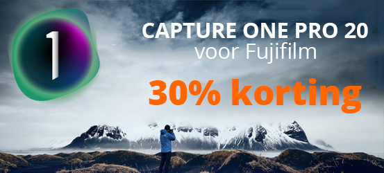 30% korting op Capture One Pro 20 voor Fujifilm