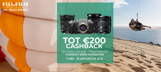 Fujifilm X-Serie Zomer Cashback