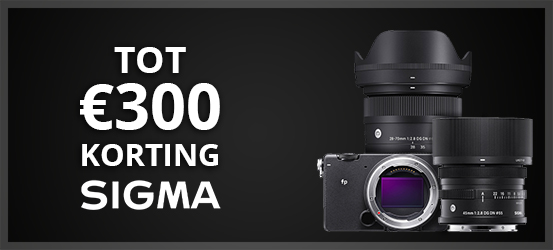Tot €300 korting op geselecteerde Sigma producten!