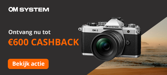OM SYSTEM cashback actie