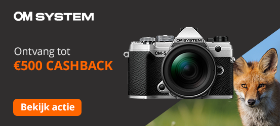OM SYSTEM cashback actie