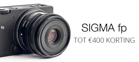Ontvang tot €400 korting op een Sigma fp