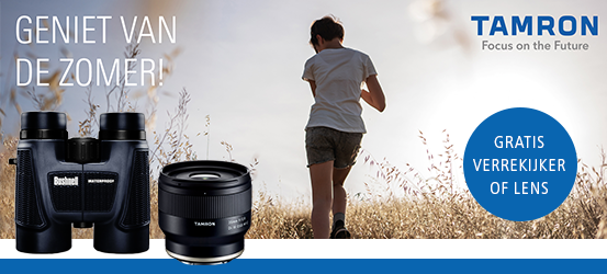 Gratis Tamron objectief of Bushnell verrekijker