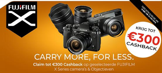 Fujifilm X-Serie Zomerpromotie