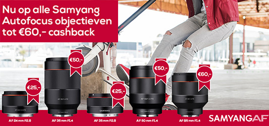 Samyang Autofocus Cashback