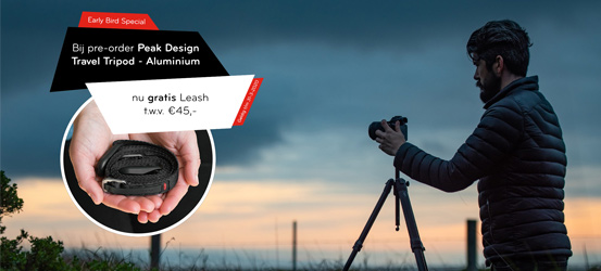 Gratis Peak Design Leash bij Pre-Order