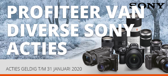 Sony Winter Promotie - Profiteer van diverse Sony acties!