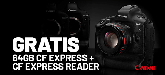 Canon EOS 1Dx Mark III - Nu met gratis CFExpress card 64GB + CF Cardreader