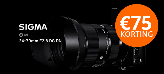 Sigma 24-70mm - Nu met €75 korting
