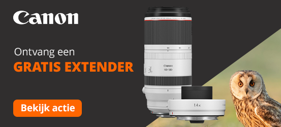 Canon RF 100-500mm met gratis RF 1.4x Extender