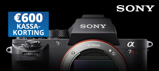€600,- kassakorting op de Sony A7R Mark II