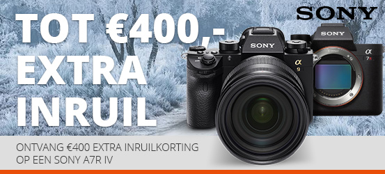 Sony A7R IV inruilactie