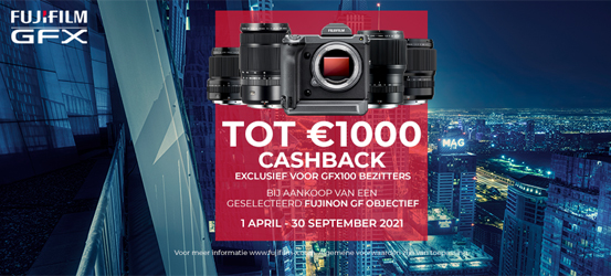 Fujifilm GFX 100 objectieven promotie