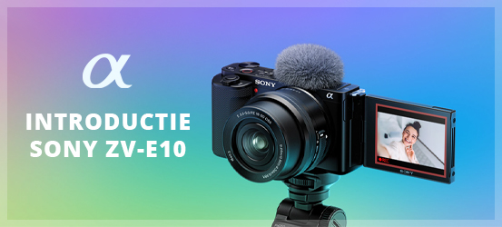 Ontvang introductiekorting op de nieuwe Sony ZV-E10
