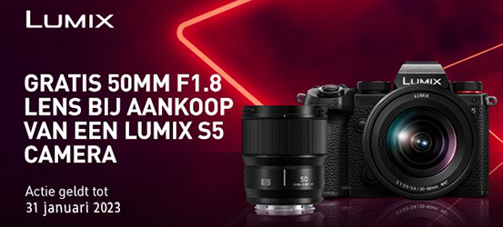 Lumix S5 met gratis 50mm