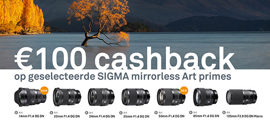 Sigma herfst cashback actie