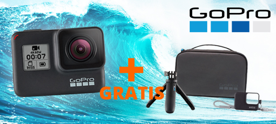 Gopro Hero 7 gratis travel kit