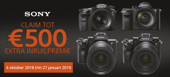 Sony Full-Frame inruilpremie